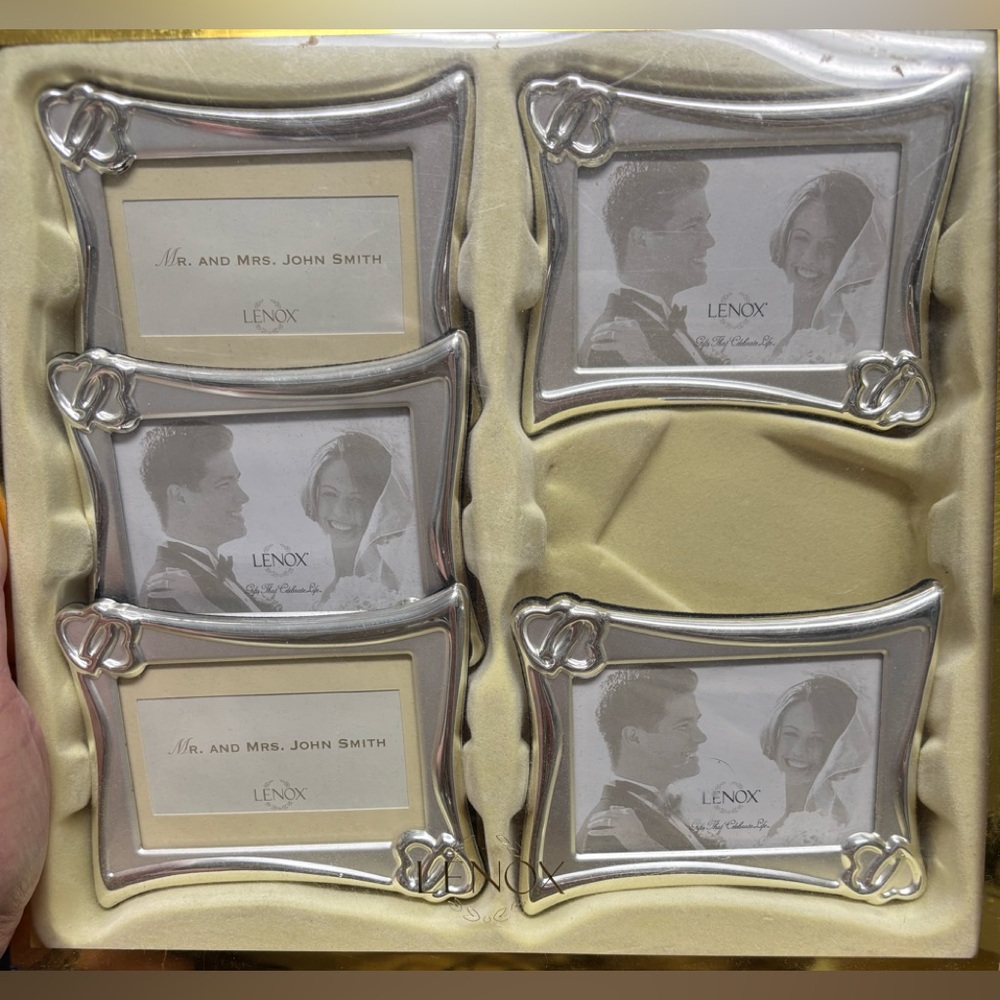 LENOX 5 piece Placecard Holders/Frames